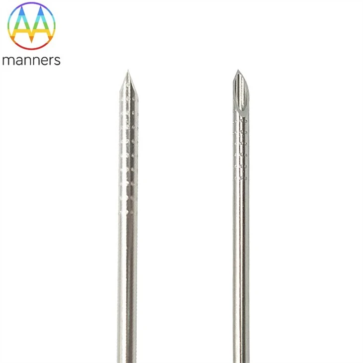 Echogenic Non-Insulated Ultrasound Needles