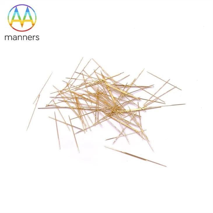 Gold Plated Microneedles For Skin Irritation